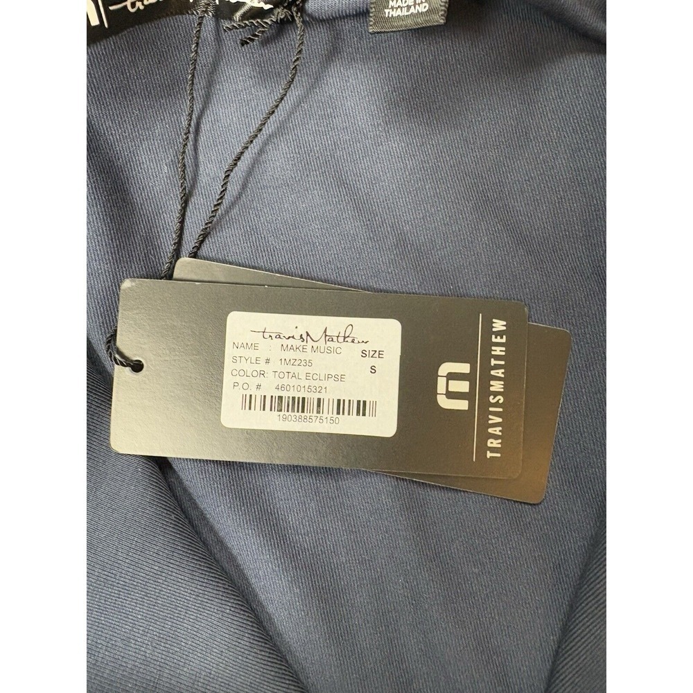 New Travis Mathew Mens S Performance Stretch Make Music 1/4 Zip Cloud Pullover - Picture 4 of 9